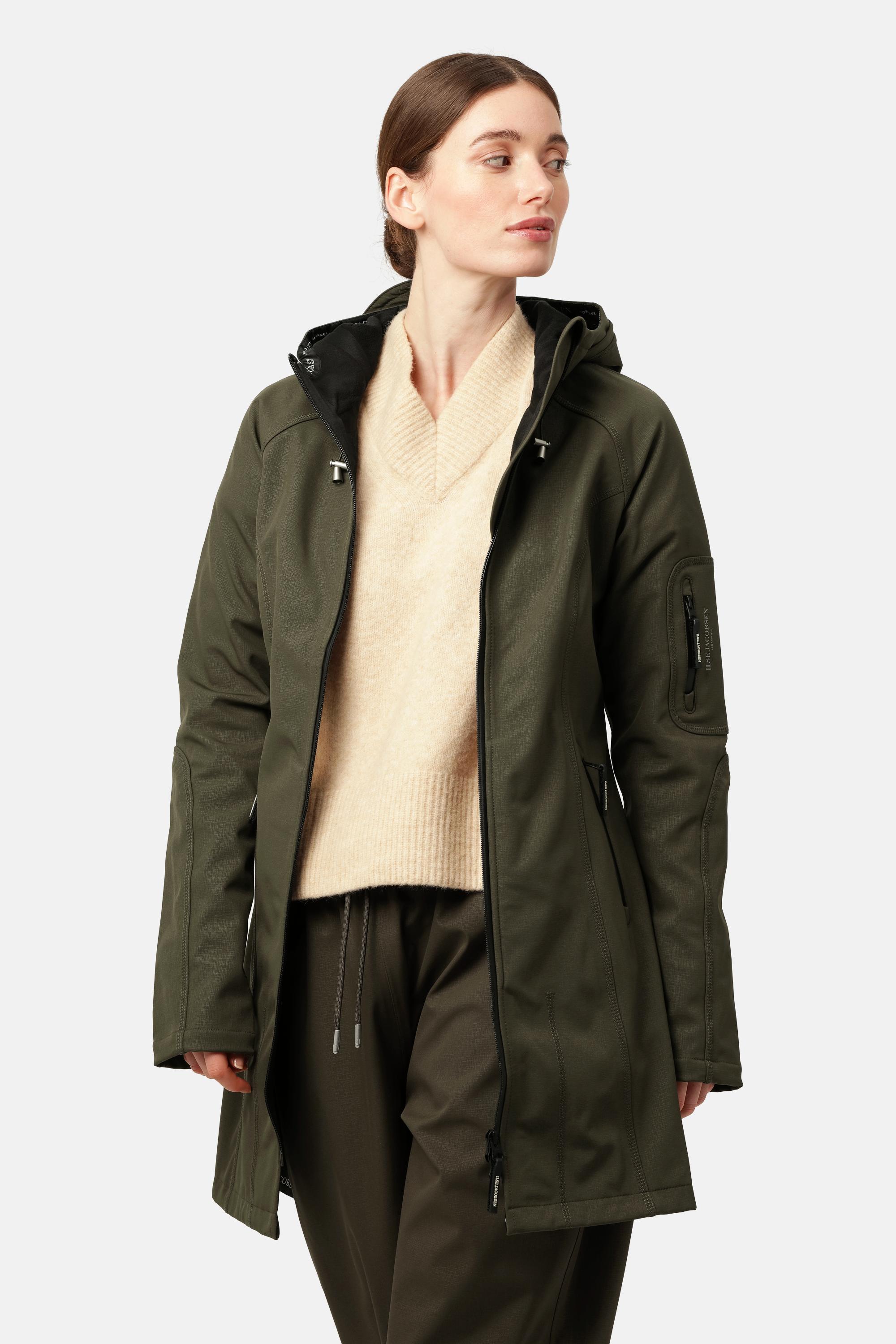 Softshell Regnjakke - Army